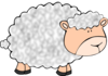 Fuzzy Sheep Clip Art